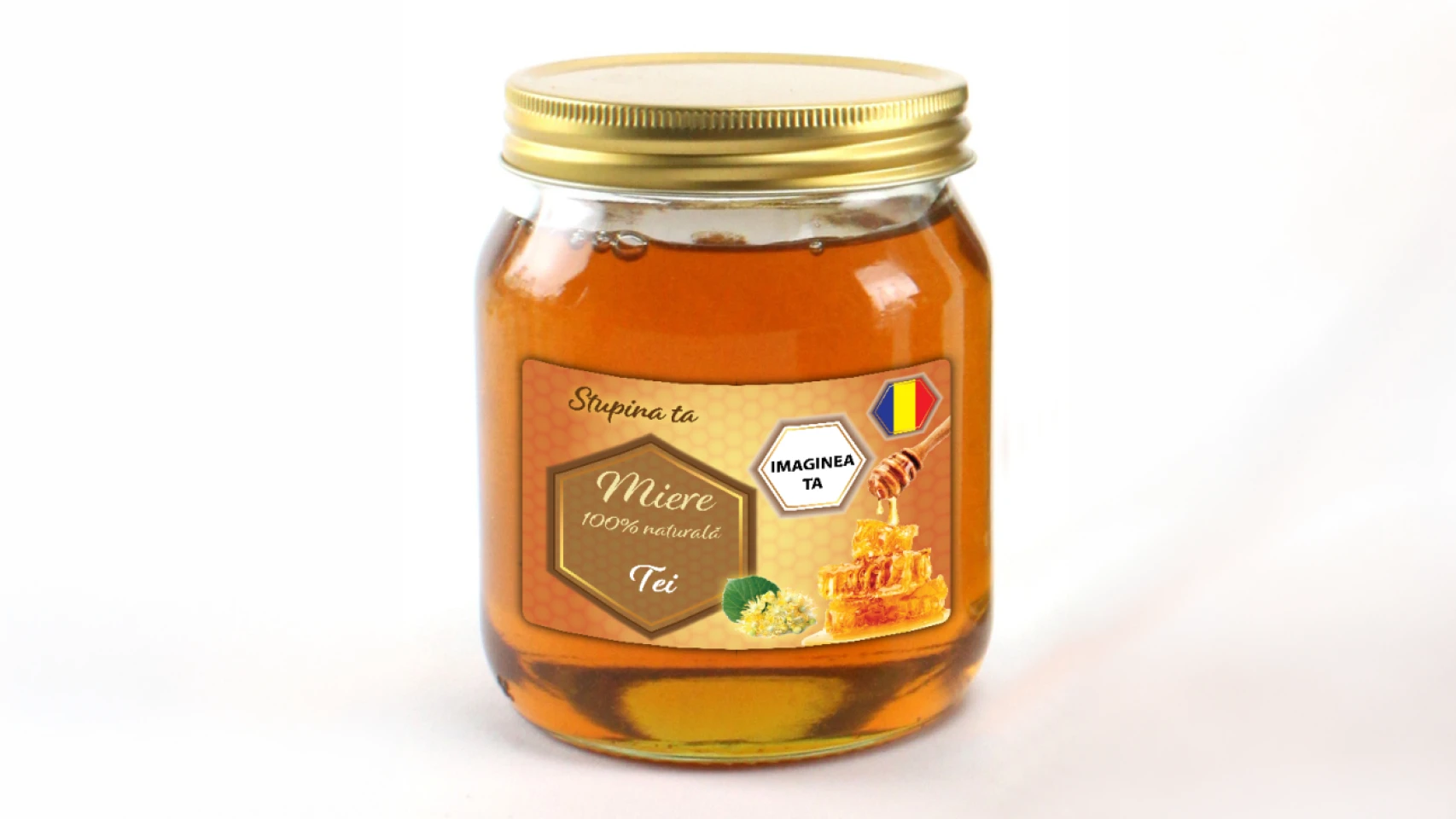 Etichete Personalizate pentru borcane cu Miere